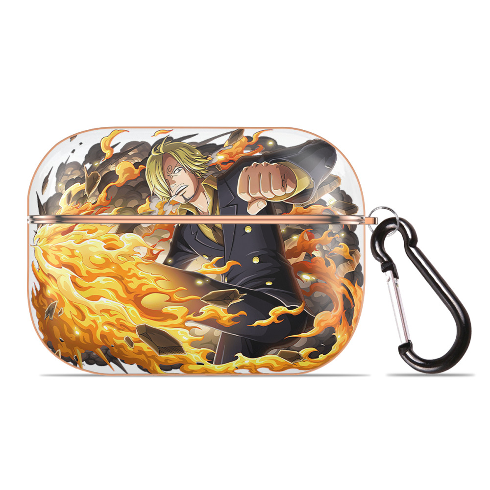 ワンピース サンジ ONE PIECE Sanji 【AirPods Pro用】ハードシェル保護ケース｜耐衝撃・防指紋・カラビナ付き商品仕様