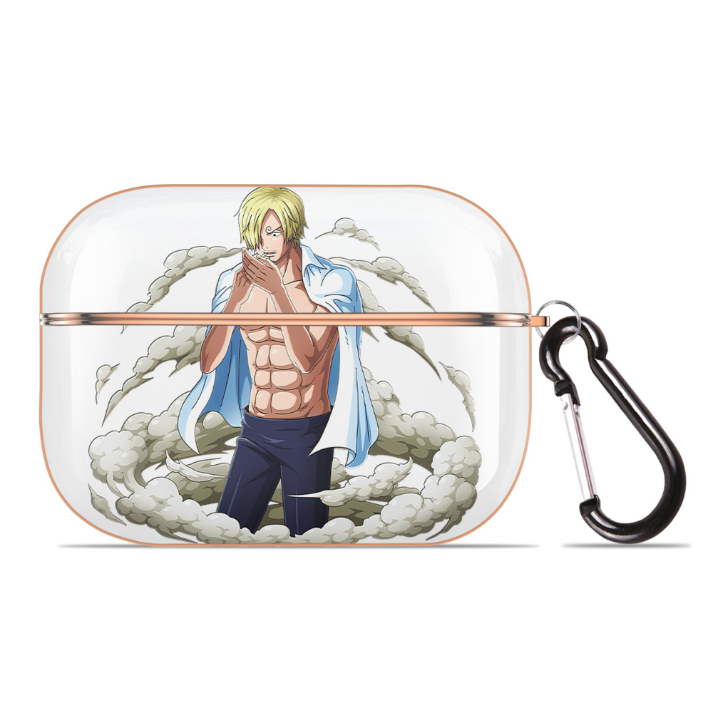 ワンピース サンジ ONE PIECE Sanji 【AirPods Pro用】ハードシェル保護ケース｜耐衝撃・防指紋・カラビナ付き商品仕様