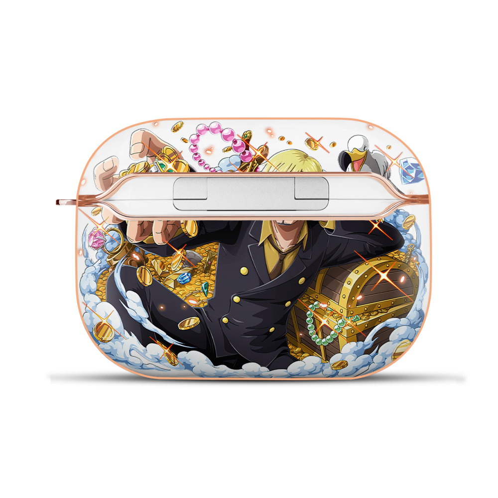 ワンピース サンジ ONE PIECE Sanji 【AirPods Pro用】ハードシェル保護ケース｜耐衝撃・防指紋・カラビナ付き商品仕様