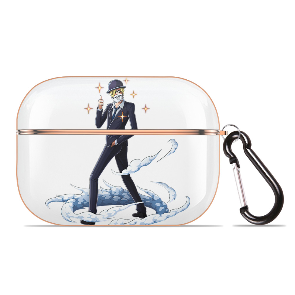 （画像用） ワンピース サンジ ONE PIECE Sanji 【AirPods Pro用】ハードシェル保護ケース｜耐衝撃・防指紋・カラビナ付き商品仕様