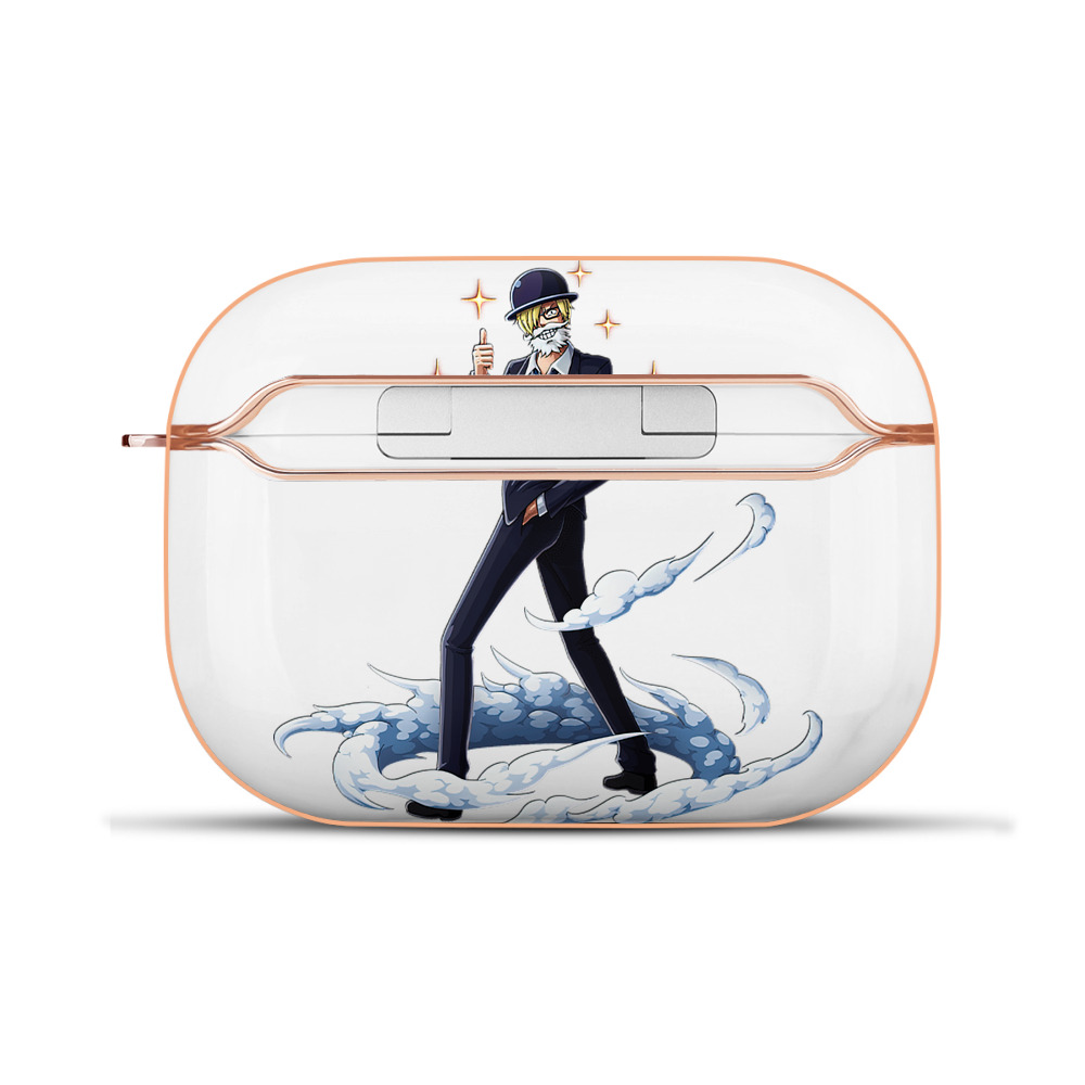 ワンピース サンジ ONE PIECE Sanji 【AirPods Pro用】ハードシェル保護ケース｜耐衝撃・防指紋・カラビナ付き商品仕様