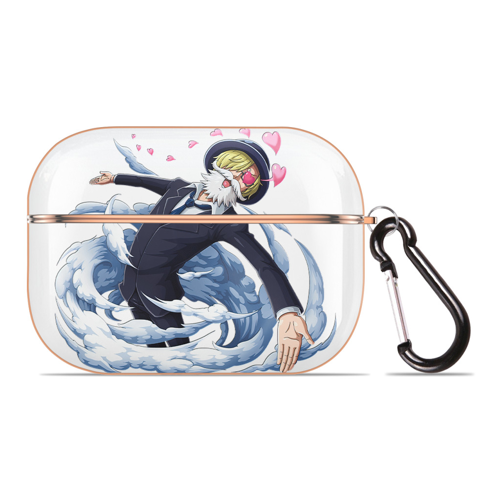 ワンピース サンジ ONE PIECE Sanji 【AirPods Pro用】ハードシェル保護ケース｜耐衝撃・防指紋・カラビナ付き商品仕様