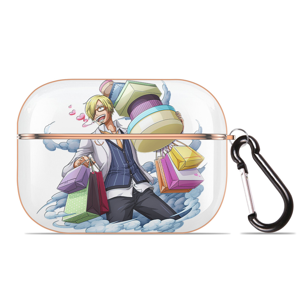 ワンピース サンジ ONE PIECE Sanji 【AirPods Pro用】ハードシェル保護ケース｜耐衝撃・防指紋・カラビナ付き商品仕様