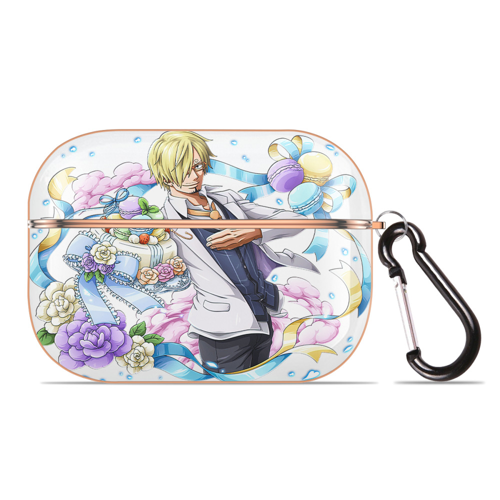 ワンピース サンジ ONE PIECE Sanji 【AirPods Pro用】ハードシェル保護ケース｜耐衝撃・防指紋・カラビナ付き商品仕様
