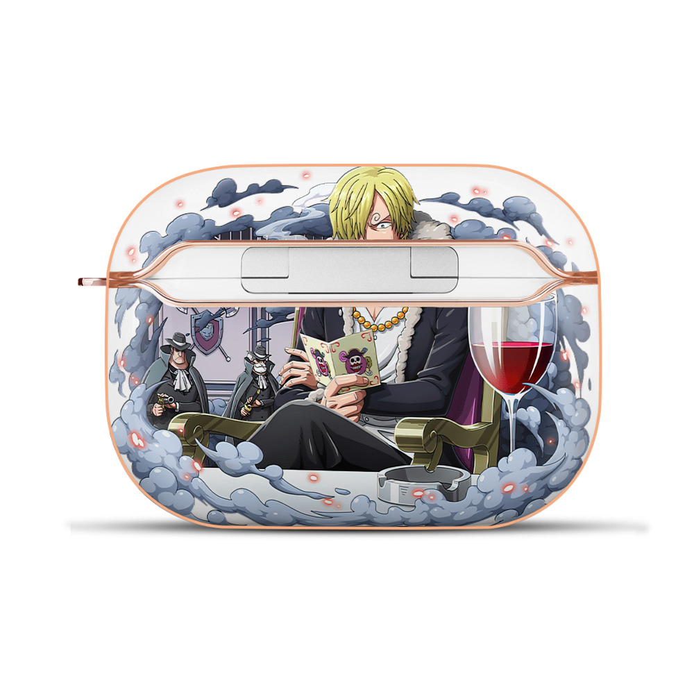 ワンピース サンジ ONE PIECE Sanji 【AirPods Pro用】ハードシェル保護ケース｜耐衝撃・防指紋・カラビナ付き商品仕様