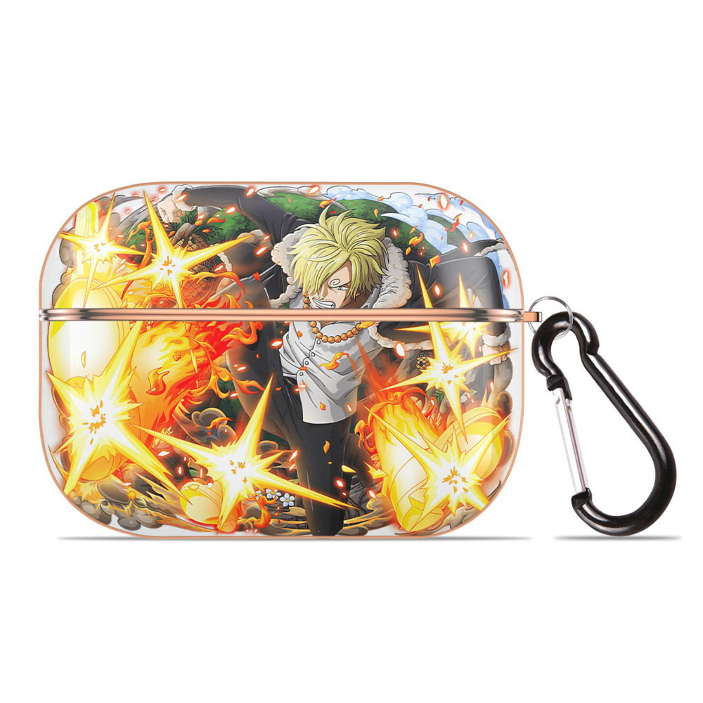 ワンピース サンジ ONE PIECE Sanji 【AirPods Pro用】ハードシェル保護ケース｜耐衝撃・防指紋・カラビナ付き商品仕様