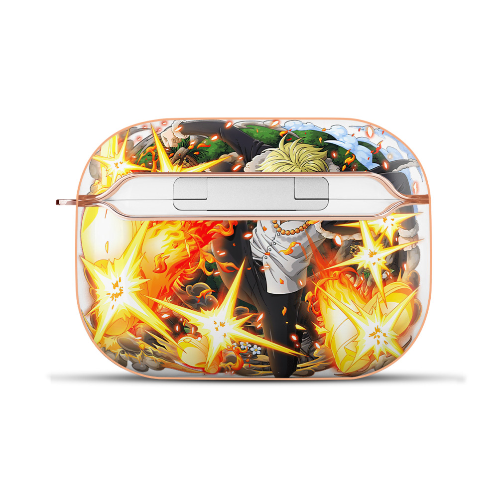 ワンピース サンジ ONE PIECE Sanji 【AirPods Pro用】ハードシェル保護ケース｜耐衝撃・防指紋・カラビナ付き商品仕様
