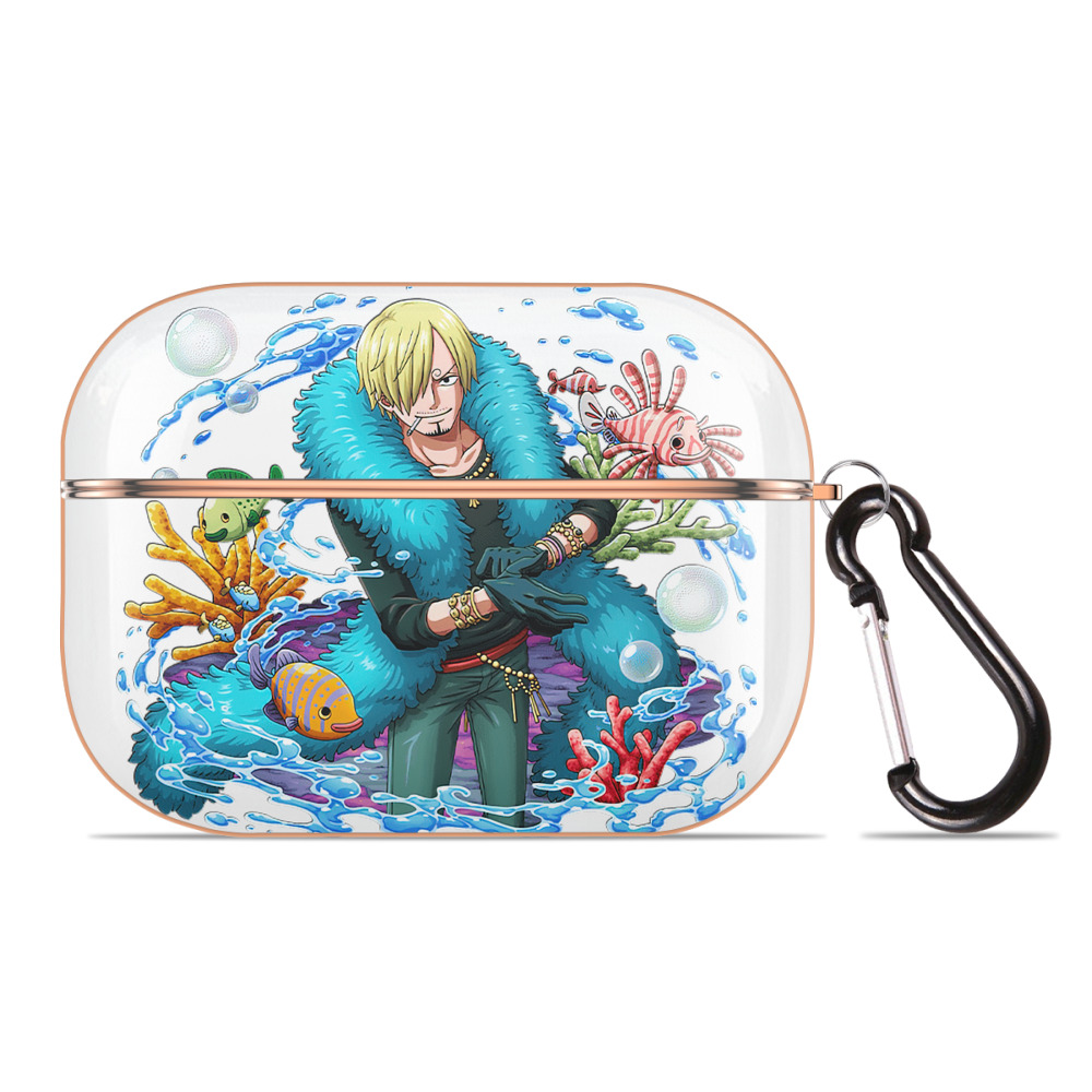 ワンピース サンジ ONE PIECE Sanji 【AirPods Pro用】ハードシェル保護ケース｜耐衝撃・防指紋・カラビナ付き商品仕様