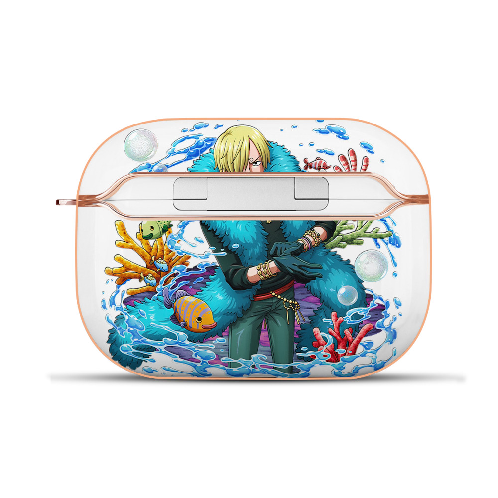 ワンピース サンジ ONE PIECE Sanji 【AirPods Pro用】ハードシェル保護ケース｜耐衝撃・防指紋・カラビナ付き商品仕様