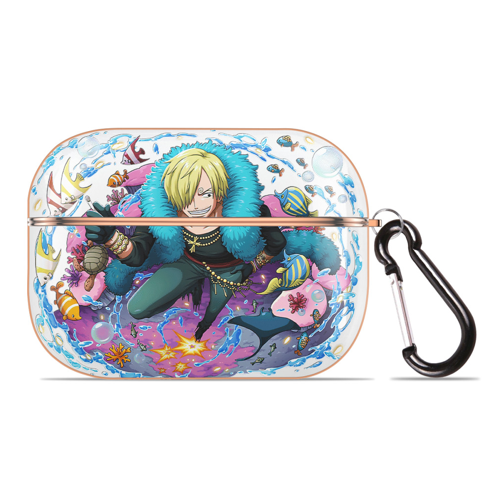 ワンピース サンジ ONE PIECE Sanji 【AirPods Pro用】ハードシェル保護ケース｜耐衝撃・防指紋・カラビナ付き商品仕様