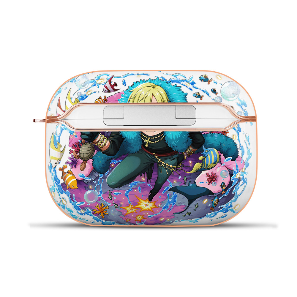 ワンピース サンジ ONE PIECE Sanji 【AirPods Pro用】ハードシェル保護ケース｜耐衝撃・防指紋・カラビナ付き商品仕様