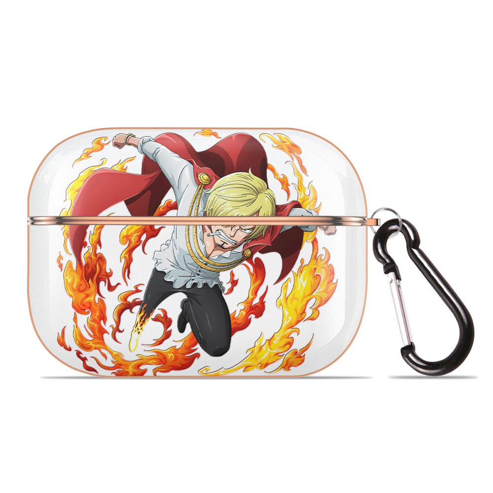 ワンピース サンジ ONE PIECE Sanji 【AirPods Pro用】ハードシェル保護ケース｜耐衝撃・防指紋・カラビナ付き商品仕様