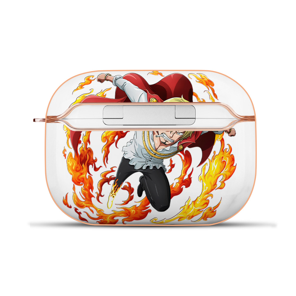 ワンピース サンジ ONE PIECE Sanji 【AirPods Pro用】ハードシェル保護ケース｜耐衝撃・防指紋・カラビナ付き商品仕様