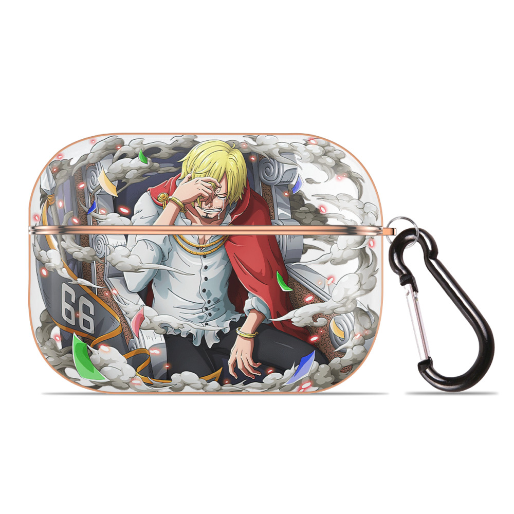 ワンピース サンジ ONE PIECE Sanji 【AirPods Pro用】ハードシェル保護ケース｜耐衝撃・防指紋・カラビナ付き商品仕様
