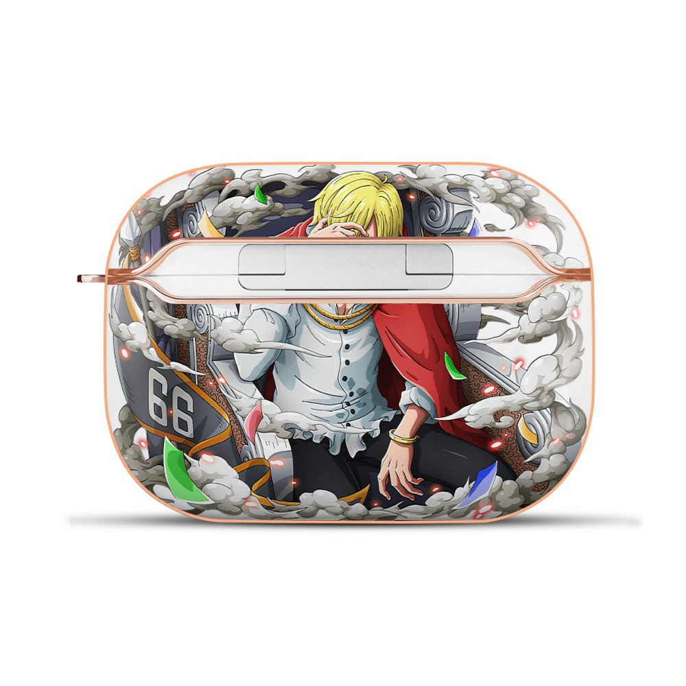 ワンピース サンジ ONE PIECE Sanji 【AirPods Pro用】ハードシェル保護ケース｜耐衝撃・防指紋・カラビナ付き商品仕様