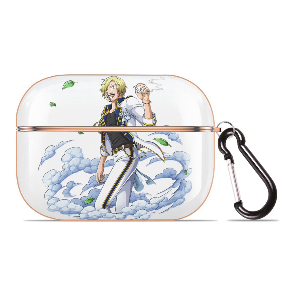ワンピース サンジ ONE PIECE Sanji 【AirPods Pro用】ハードシェル保護ケース｜耐衝撃・防指紋・カラビナ付き商品仕様