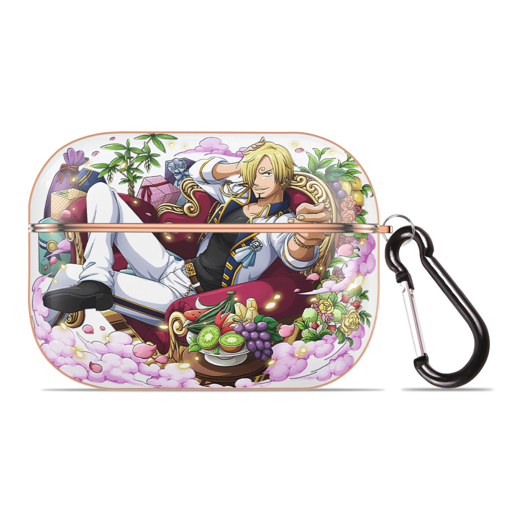 ワンピース サンジ ONE PIECE Sanji 【AirPods Pro用】ハードシェル保護ケース｜耐衝撃・防指紋・カラビナ付き商品仕様