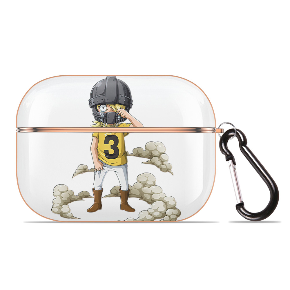 ワンピース サンジ ONE PIECE Sanji 【AirPods Pro用】ハードシェル保護ケース｜耐衝撃・防指紋・カラビナ付き商品仕様