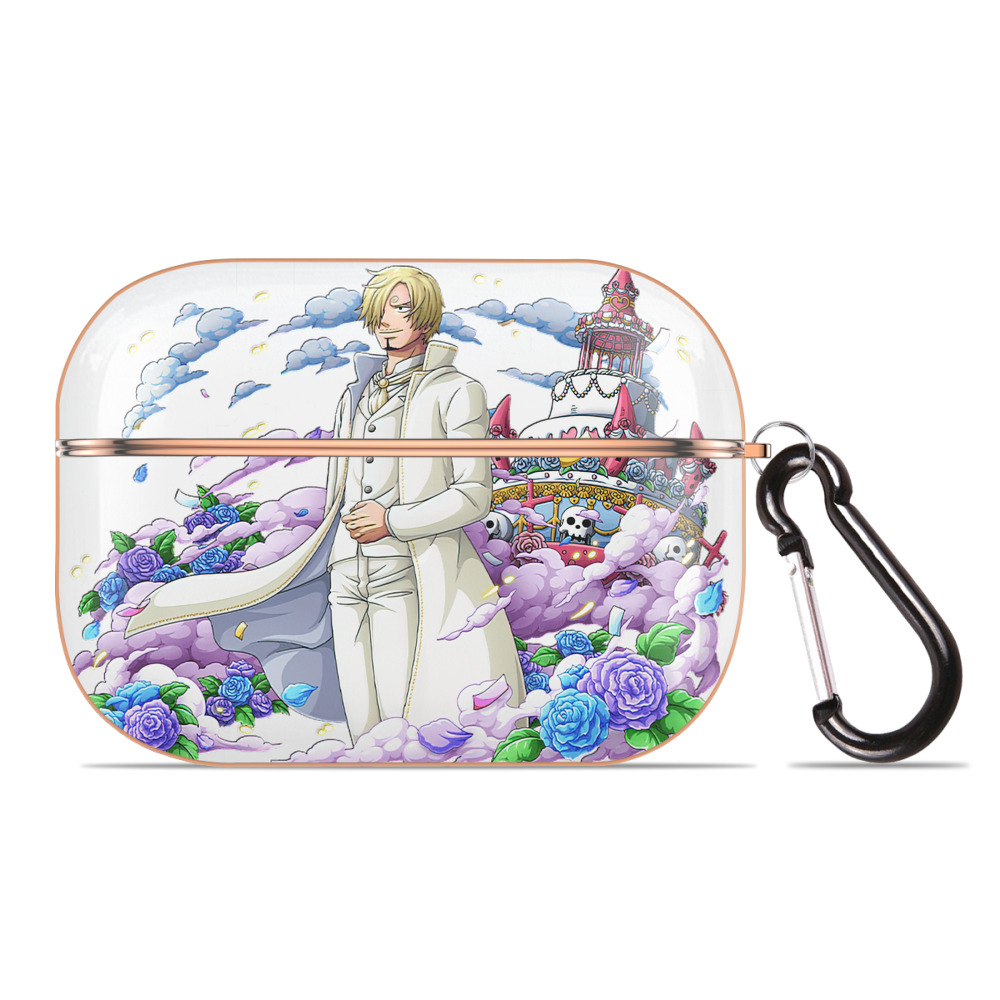 ワンピース サンジ ONE PIECE Sanji 【AirPods Pro用】ハードシェル保護ケース｜耐衝撃・防指紋・カラビナ付き商品仕様