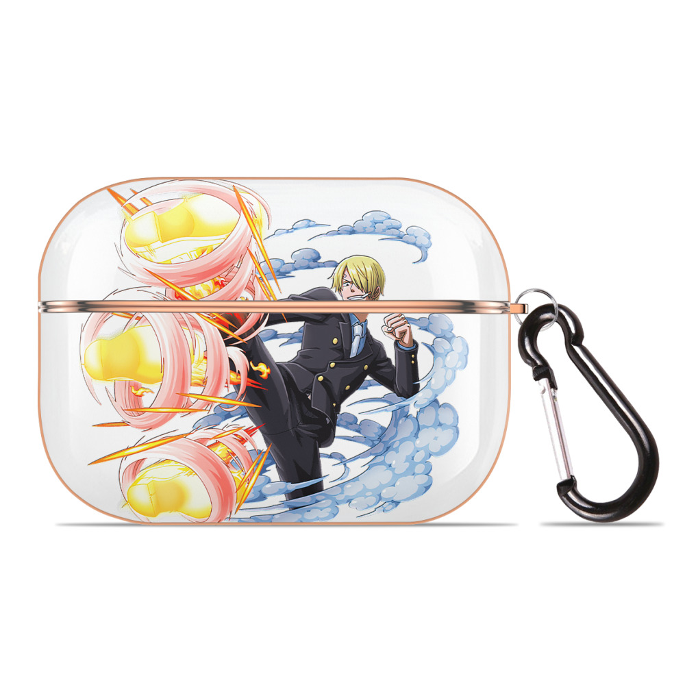 ワンピース サンジ ONE PIECE Sanji 【AirPods Pro用】ハードシェル保護ケース｜耐衝撃・防指紋・カラビナ付き商品仕様