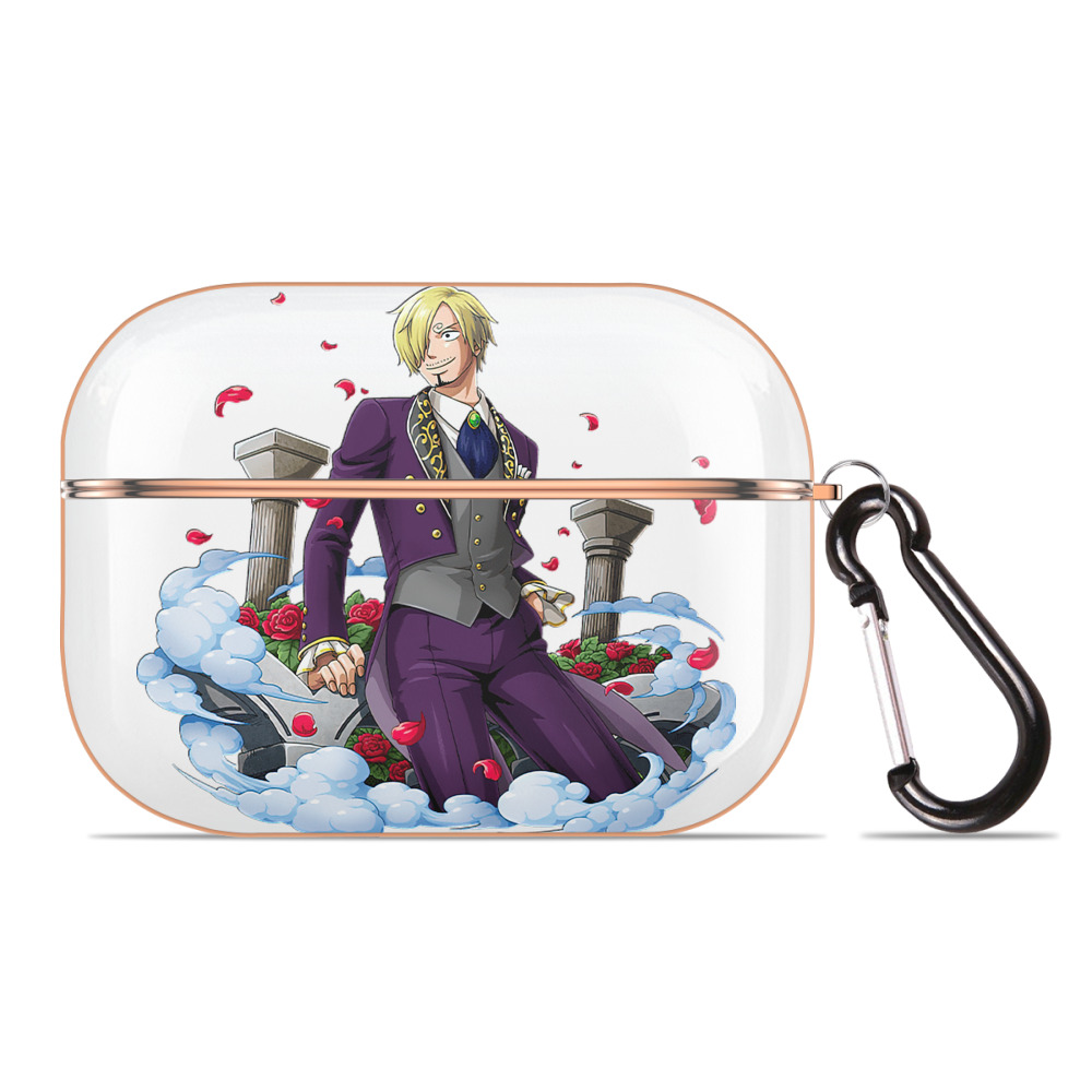 ワンピース サンジ ONE PIECE Sanji 【AirPods Pro用】ハードシェル保護ケース｜耐衝撃・防指紋・カラビナ付き商品仕様