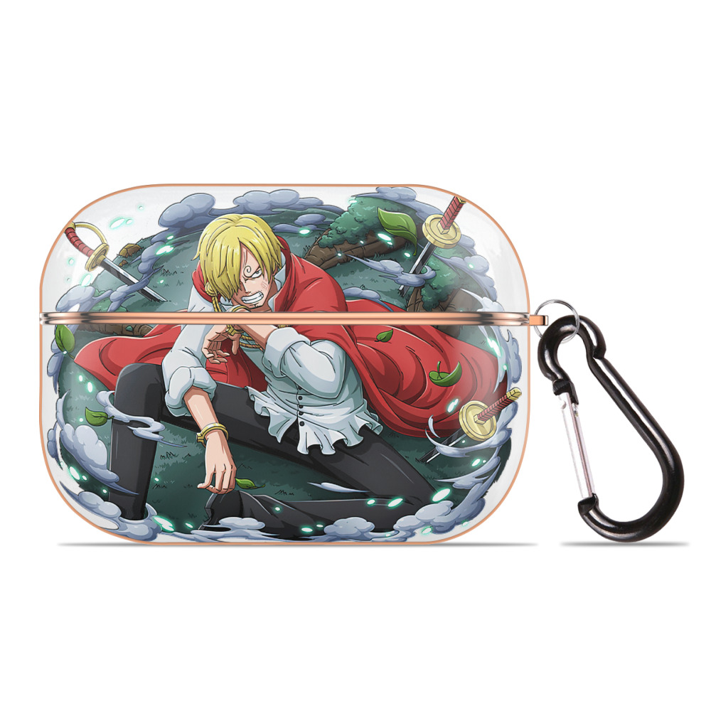 ワンピース サンジ ONE PIECE Sanji 【AirPods Pro用】ハードシェル保護ケース｜耐衝撃・防指紋・カラビナ付き商品仕様