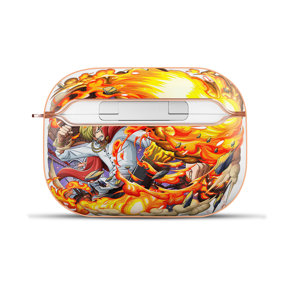ワンピース サンジ ONE PIECE Sanji 【AirPods Pro用】ハードシェル保護ケース｜耐衝撃・防指紋・カラビナ付き商品仕様