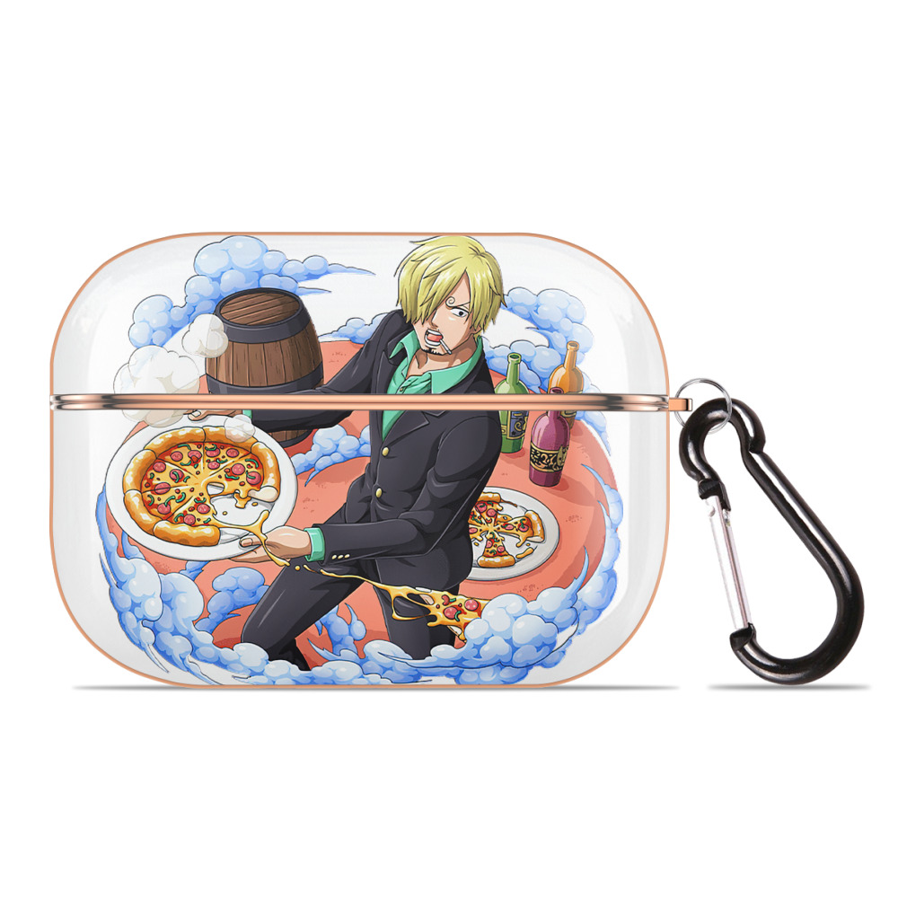 ワンピース サンジ ONE PIECE Sanji 【AirPods Pro用】ハードシェル保護ケース｜耐衝撃・防指紋・カラビナ付き商品仕様