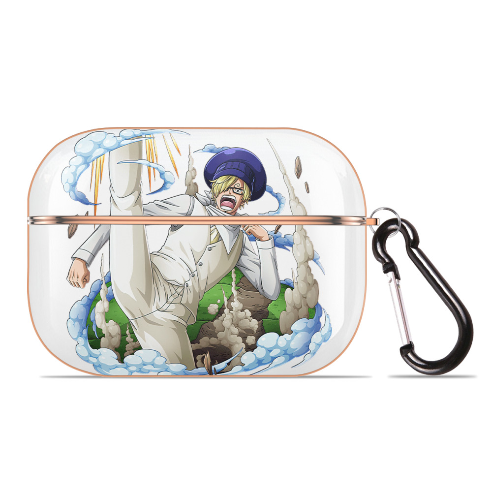 ワンピース サンジ ONE PIECE Sanji 【AirPods Pro用】ハードシェル保護ケース｜耐衝撃・防指紋・カラビナ付き商品仕様