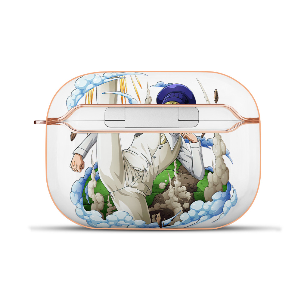 ワンピース サンジ ONE PIECE Sanji 【AirPods Pro用】ハードシェル保護ケース｜耐衝撃・防指紋・カラビナ付き商品仕様