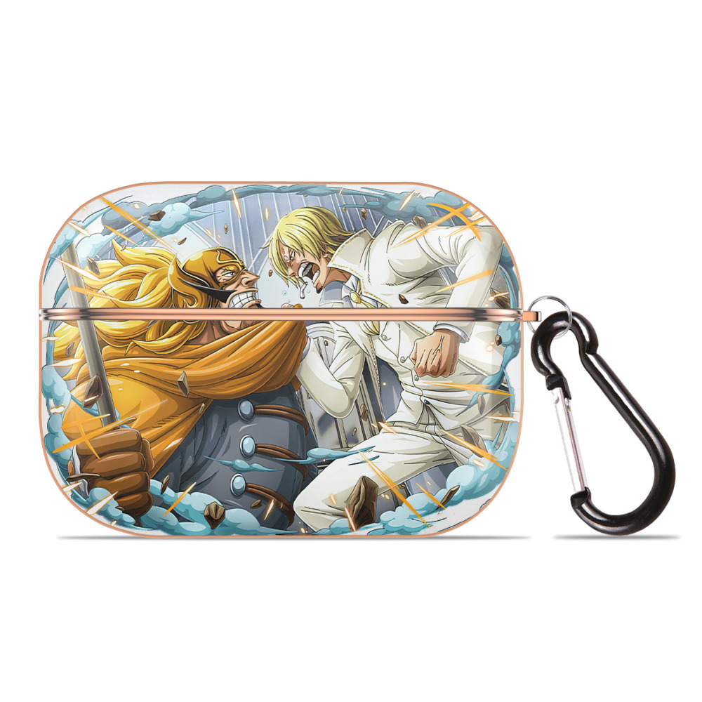 ワンピース サンジ ONE PIECE Sanji 【AirPods Pro用】ハードシェル保護ケース｜耐衝撃・防指紋・カラビナ付き商品仕様