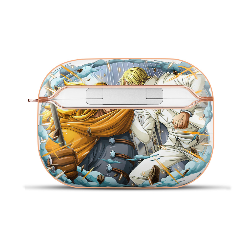 ワンピース サンジ ONE PIECE Sanji 【AirPods Pro用】ハードシェル保護ケース｜耐衝撃・防指紋・カラビナ付き商品仕様