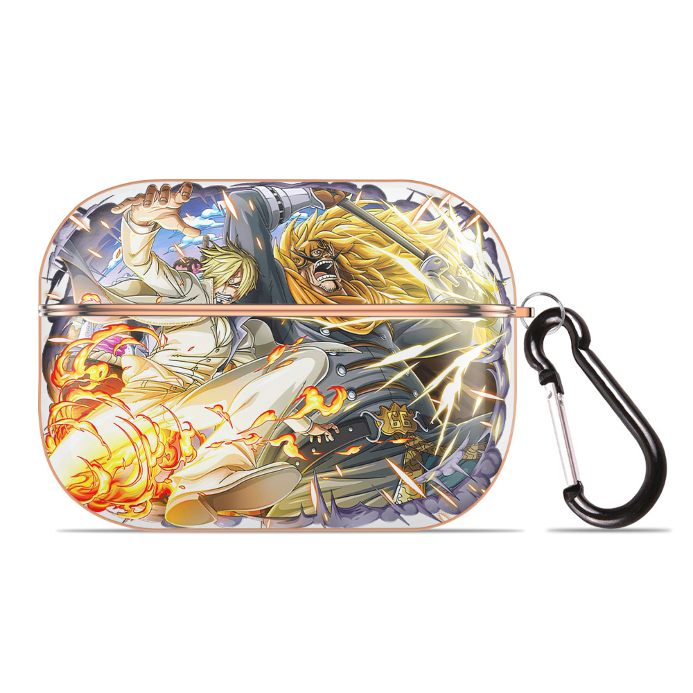 ワンピース サンジ ONE PIECE Sanji 【AirPods Pro用】ハードシェル保護ケース｜耐衝撃・防指紋・カラビナ付き商品仕様