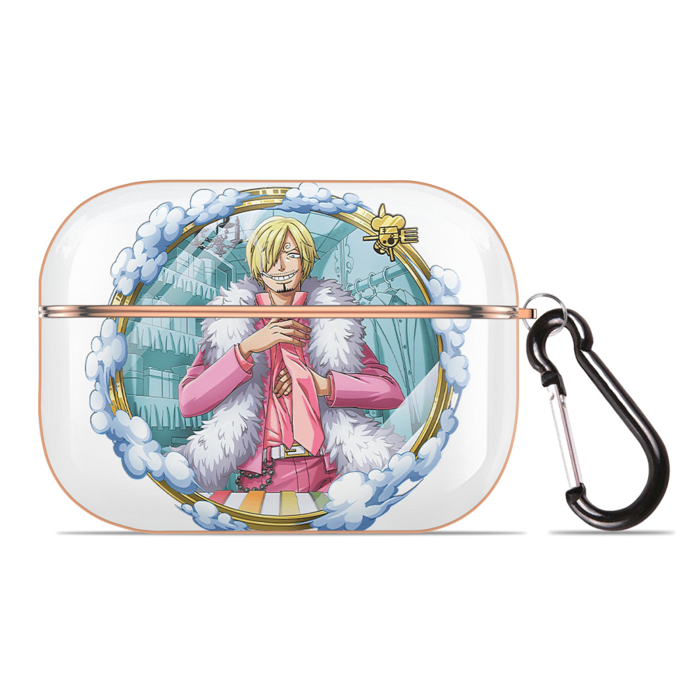 ワンピース サンジ ONE PIECE Sanji 【AirPods Pro用】ハードシェル保護ケース｜耐衝撃・防指紋・カラビナ付き商品仕様