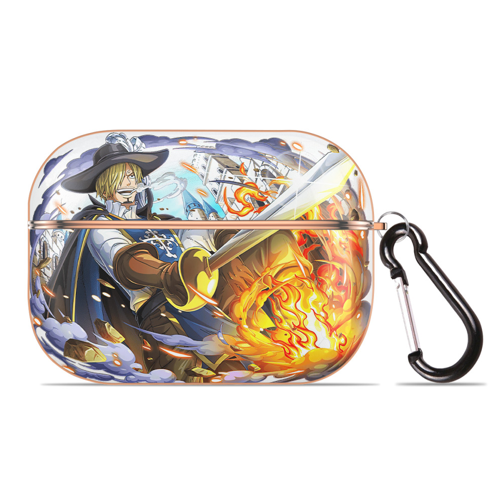 ワンピース サンジ ONE PIECE Sanji 【AirPods Pro用】ハードシェル保護ケース｜耐衝撃・防指紋・カラビナ付き商品仕様