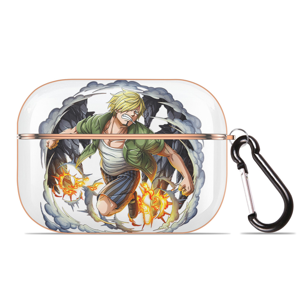 ワンピース サンジ ONE PIECE Sanji 【AirPods Pro用】ハードシェル保護ケース｜耐衝撃・防指紋・カラビナ付き商品仕様