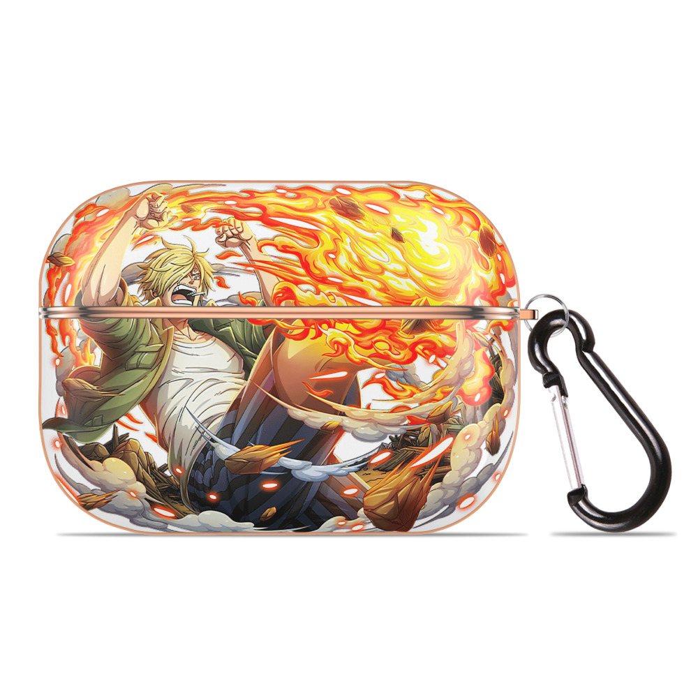 ワンピース サンジ ONE PIECE Sanji 【AirPods Pro用】ハードシェル保護ケース｜耐衝撃・防指紋・カラビナ付き商品仕様
