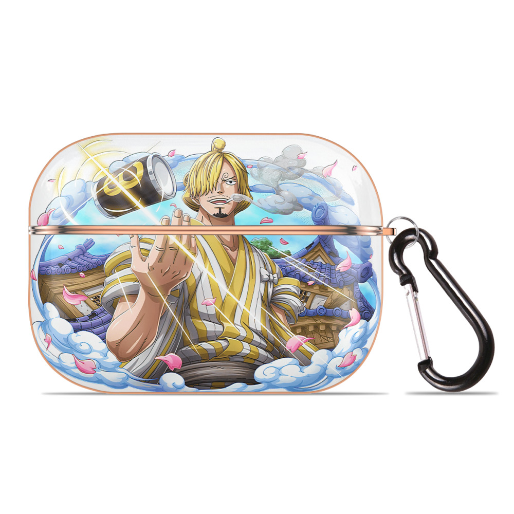 ワンピース サンジ ONE PIECE Sanji 【AirPods Pro用】ハードシェル保護ケース｜耐衝撃・防指紋・カラビナ付き商品仕様