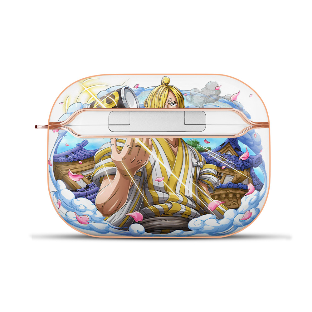 ワンピース サンジ ONE PIECE Sanji 【AirPods Pro用】ハードシェル保護ケース｜耐衝撃・防指紋・カラビナ付き商品仕様
