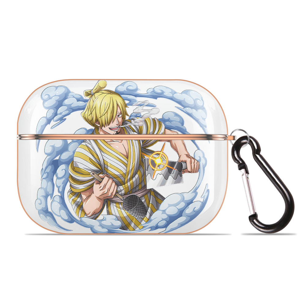 ワンピース サンジ ONE PIECE Sanji 【AirPods Pro用】ハードシェル保護ケース｜耐衝撃・防指紋・カラビナ付き商品仕様