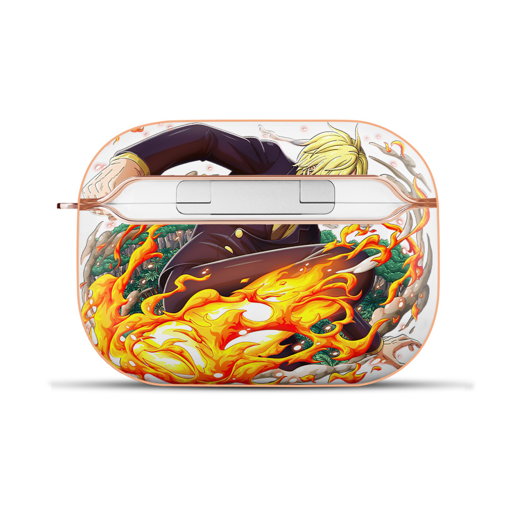 ワンピース サンジ ONE PIECE Sanji 【AirPods Pro用】ハードシェル保護ケース｜耐衝撃・防指紋・カラビナ付き商品仕様