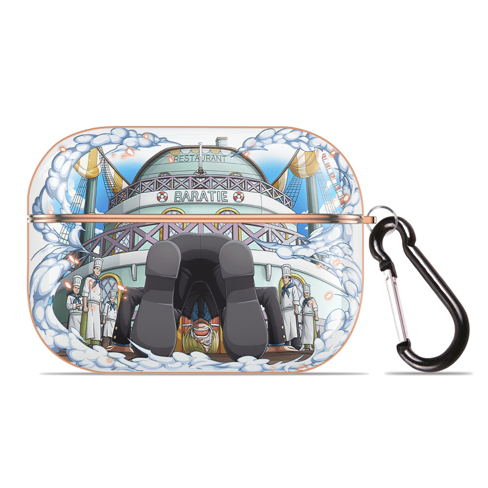 ワンピース サンジ ONE PIECE Sanji 【AirPods Pro用】ハードシェル保護ケース｜耐衝撃・防指紋・カラビナ付き商品仕様