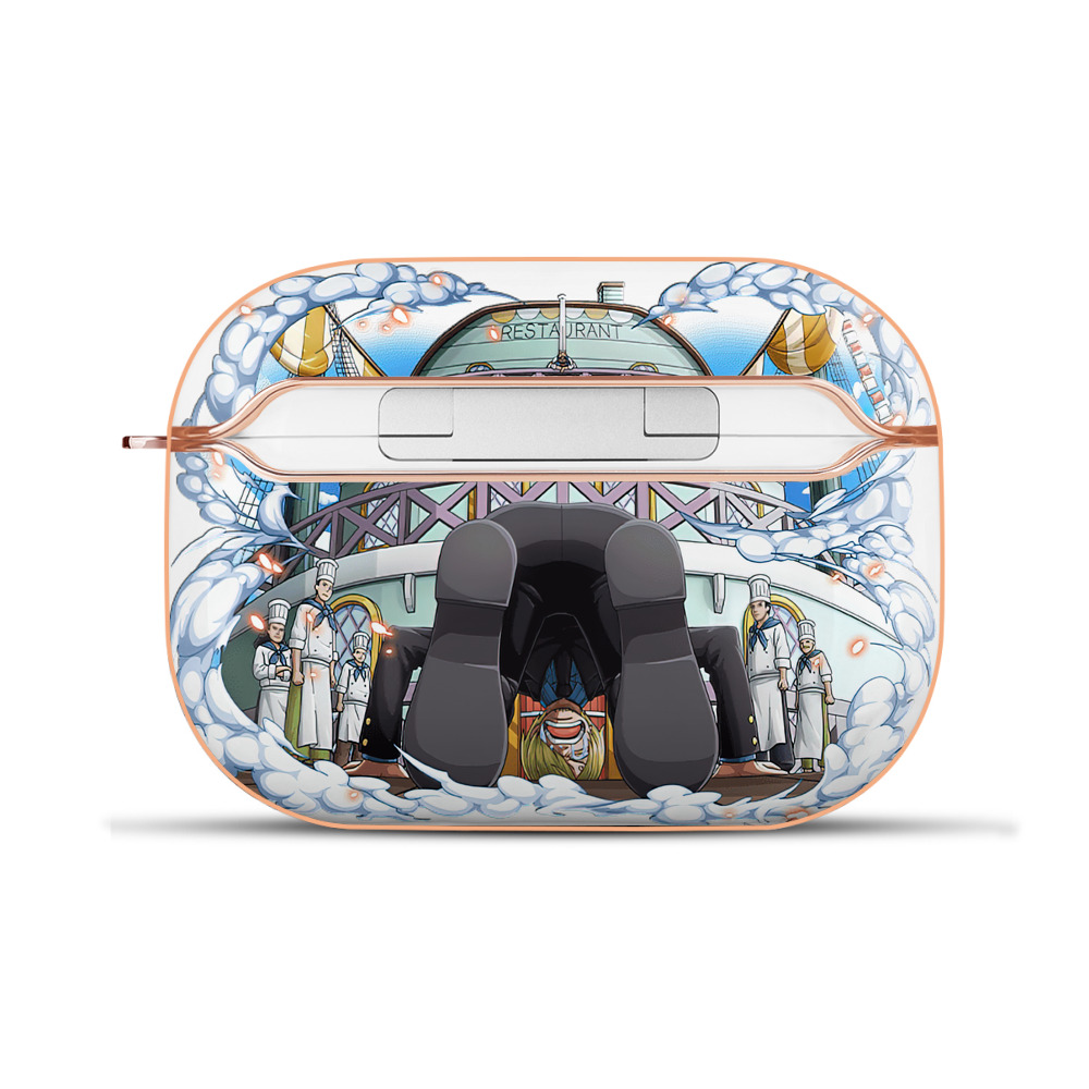 ワンピース サンジ ONE PIECE Sanji 【AirPods Pro用】ハードシェル保護ケース｜耐衝撃・防指紋・カラビナ付き商品仕様