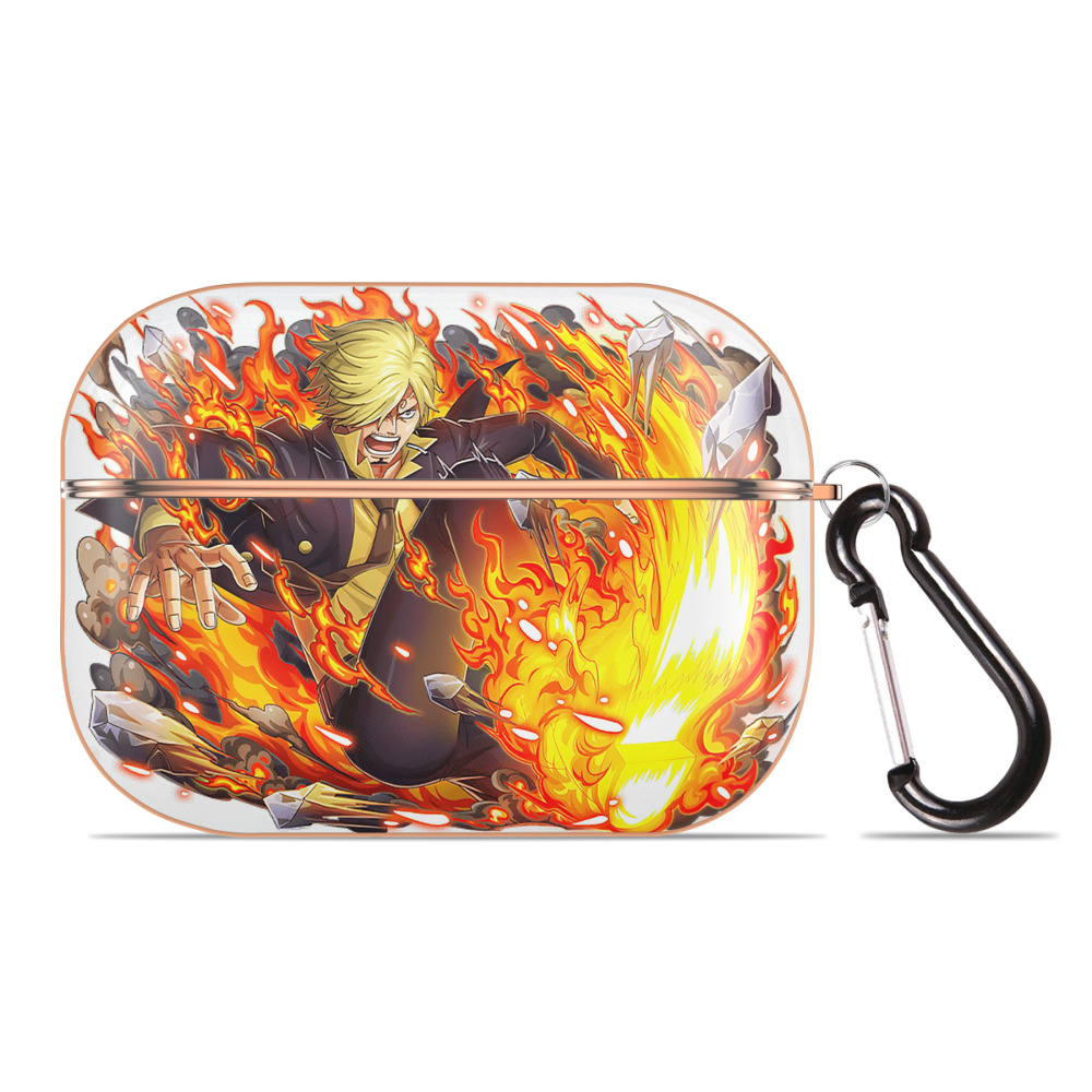 ワンピース サンジ ONE PIECE Sanji 【AirPods Pro用】ハードシェル保護ケース｜耐衝撃・防指紋・カラビナ付き商品仕様