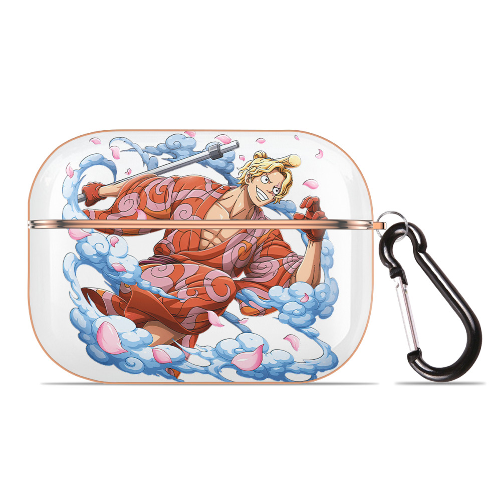 ワンピース サンジ ONE PIECE Sanji 【AirPods Pro用】ハードシェル保護ケース｜耐衝撃・防指紋・カラビナ付き商品仕様