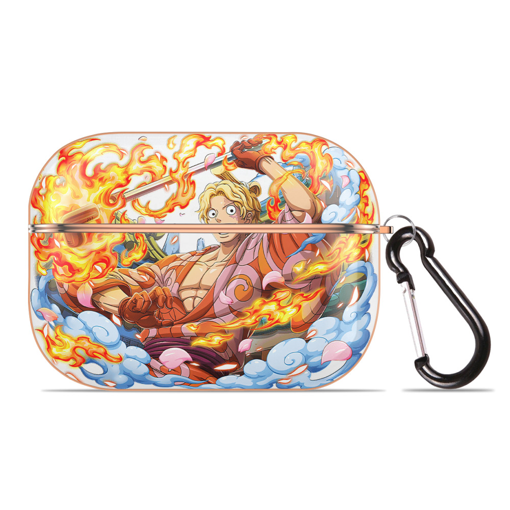 ワンピース サンジ ONE PIECE Sanji 【AirPods Pro用】ハードシェル保護ケース｜耐衝撃・防指紋・カラビナ付き商品仕様