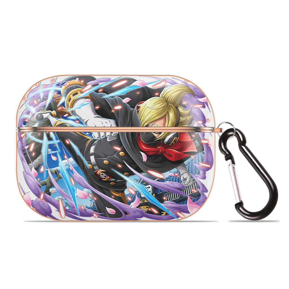 ワンピース サンジ ONE PIECE Sanji 【AirPods Pro用】ハードシェル保護ケース｜耐衝撃・防指紋・カラビナ付き商品仕様