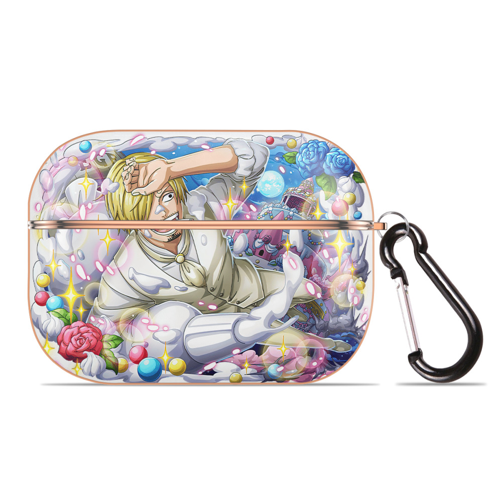 ワンピース サンジ ONE PIECE Sanji 【AirPods Pro用】ハードシェル保護ケース｜耐衝撃・防指紋・カラビナ付き商品仕様