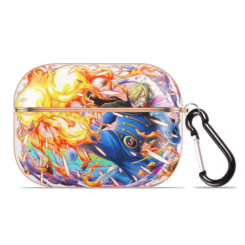 ワンピース サンジ ONE PIECE Sanji 【AirPods Pro用】ハードシェル保護ケース｜耐衝撃・防指紋・カラビナ付き商品仕様