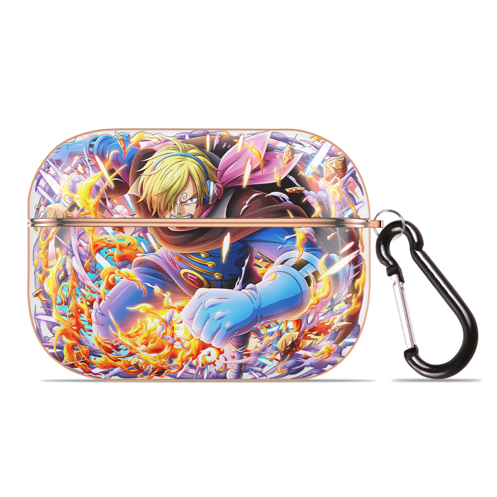 ワンピース サンジ ONE PIECE Sanji 【AirPods Pro用】ハードシェル保護ケース｜耐衝撃・防指紋・カラビナ付き商品仕様